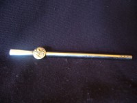 Bombilla de alpaca con detalle de Flor